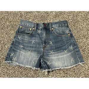 Madewell daisy denim shorts size 26‎ 2 jeans cutoffs